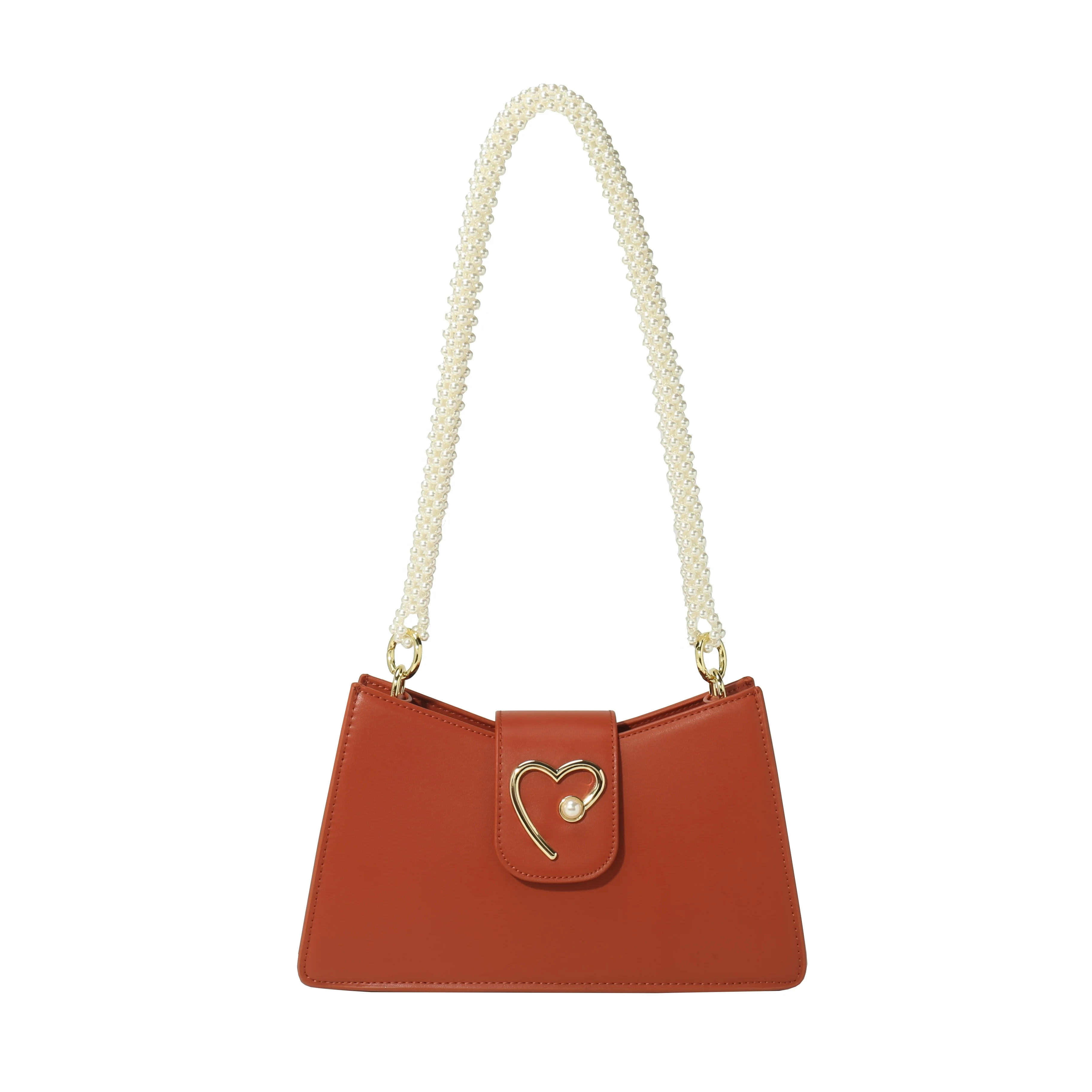

LIKEBAG hot selling fashion casual messenger bag with pearl chain