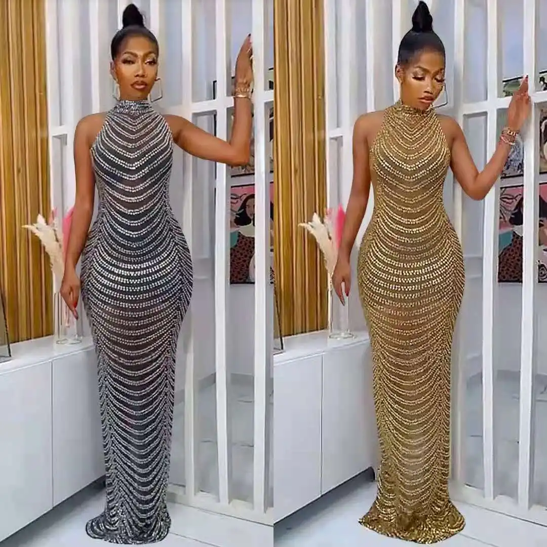 

High Quality Sequin Prom Dress Mermaid Elegant Evening Dresses Long Ladies Gowns Party Long Prom Dresses