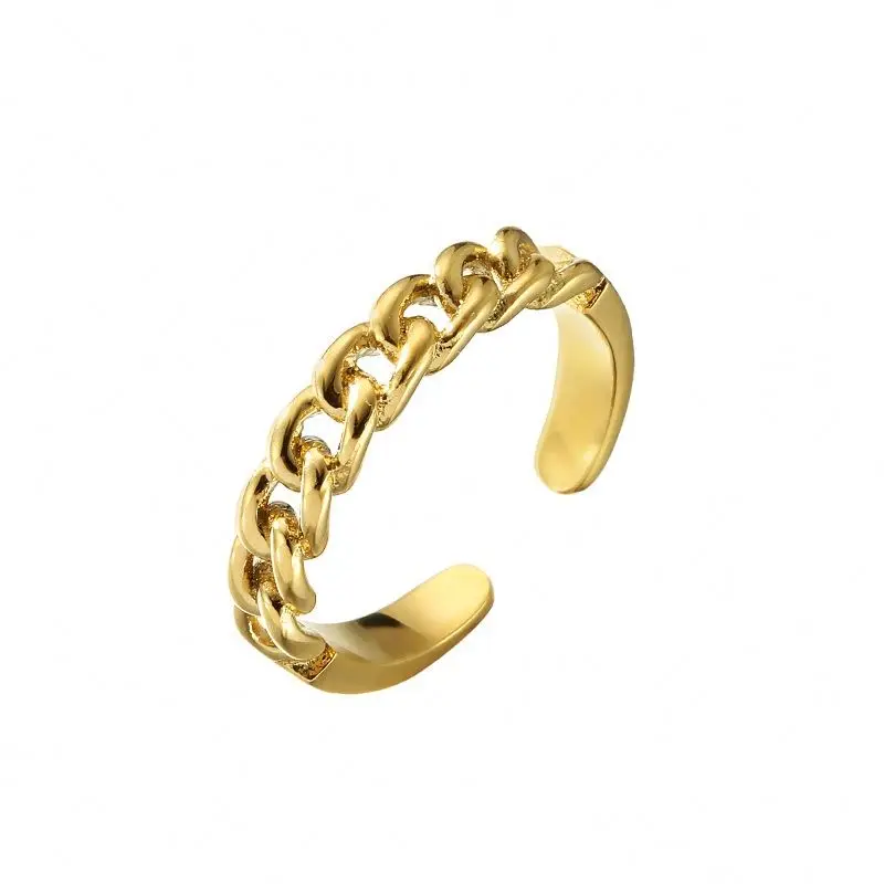 

Latest Design High Quality Resizable Chain Ring Manufacturer Supply Stainless Steel Fashion Jewelry