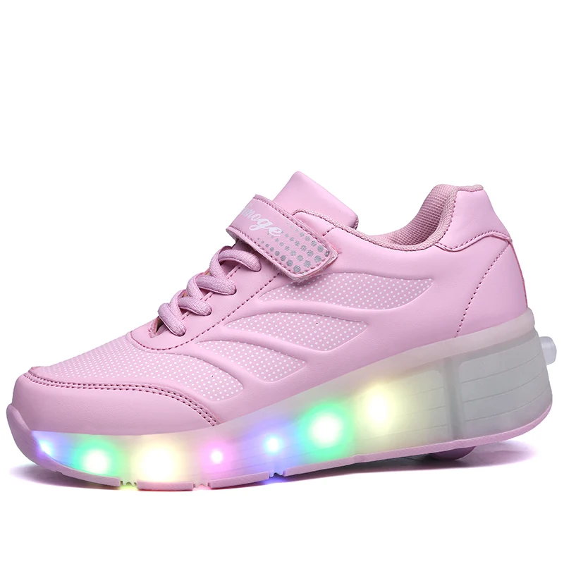 

Led wheel roller led shoes skate for kids boys and girls size 27-42, Bright color,colorful,make your roller skate led shoes