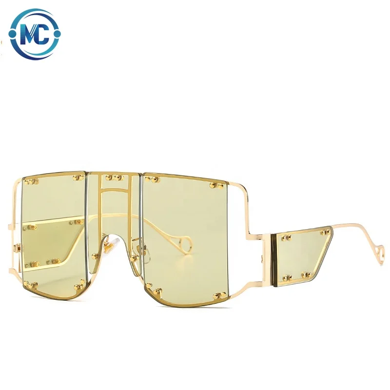 

New style sunglasses retro private logo brand name designer ladies fashion tone custom logo sunglasses