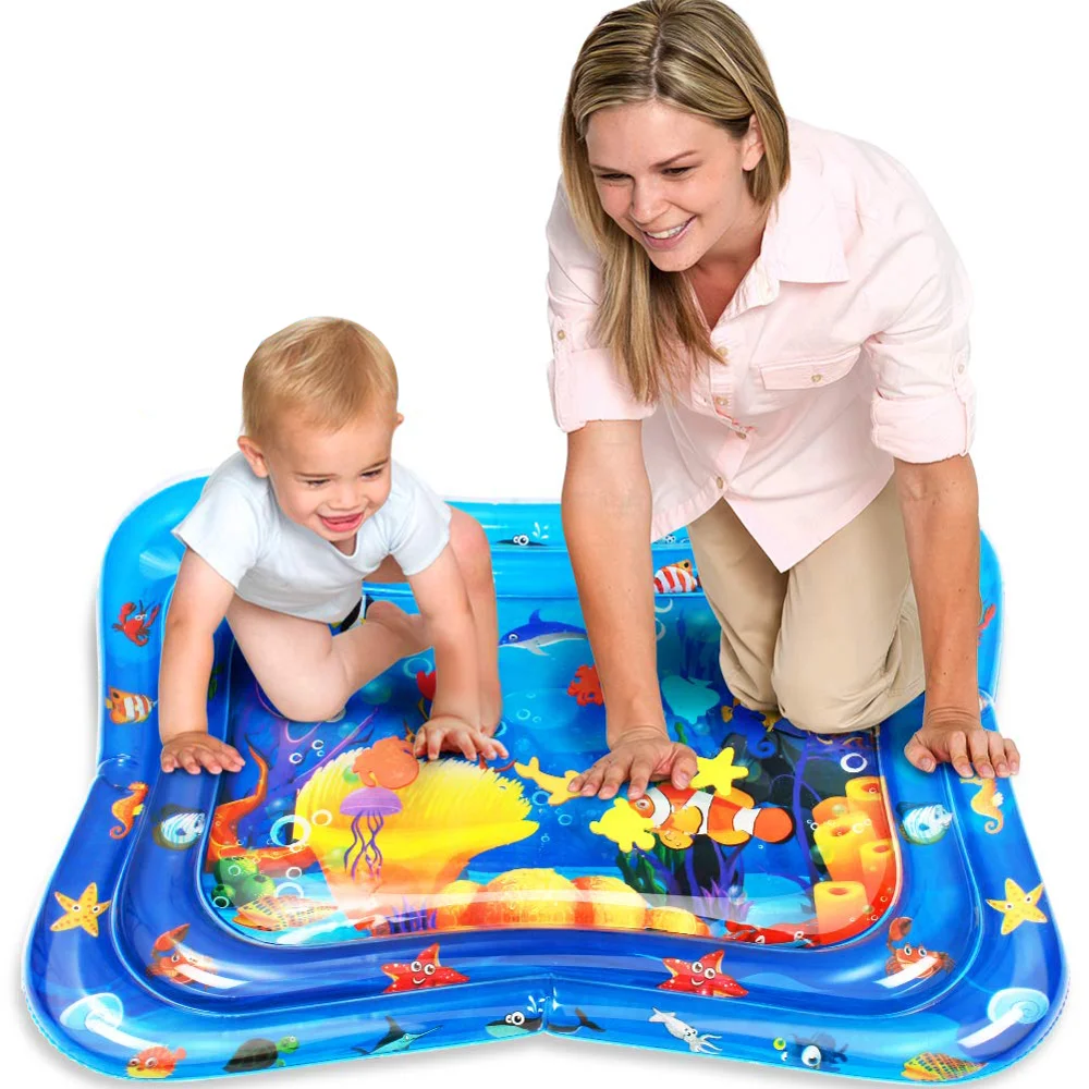 

40*32inch tummy time play mat with double air chamber, As picture or customized