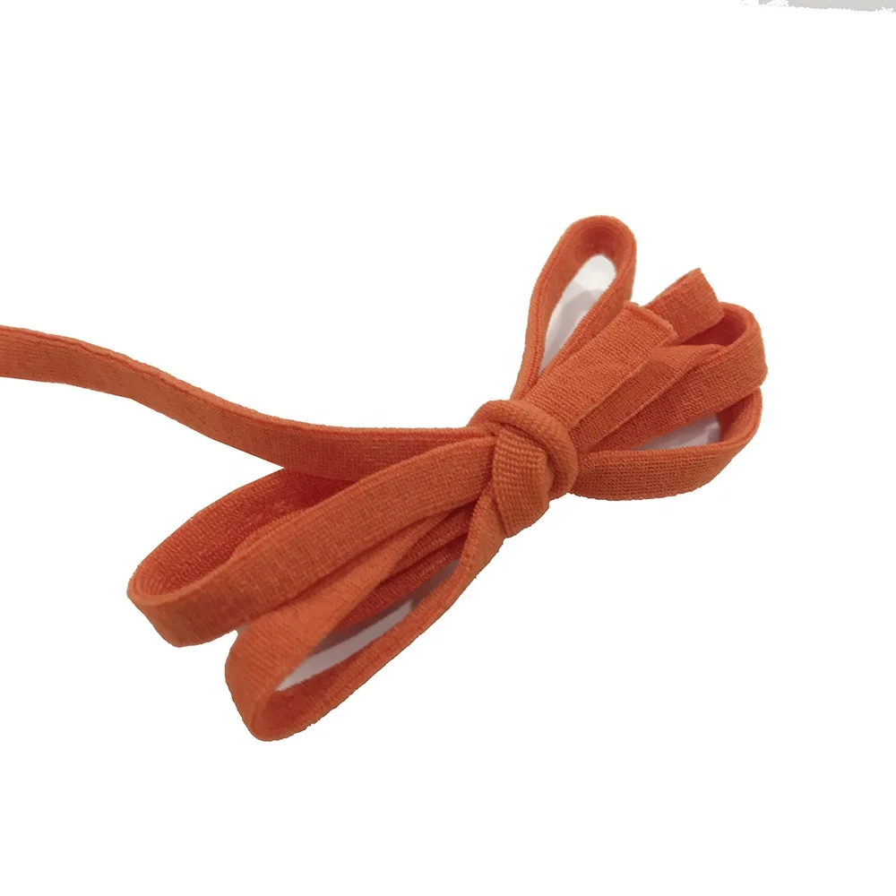 

High Strength Adjustable Thin Quality Elastic Flat Spandex Cord Colorful Rope, As picture