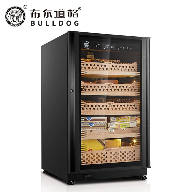 
hold 1200 wholesale Spanish cedar Wood cigar humidor cooler electronic cigar cases 