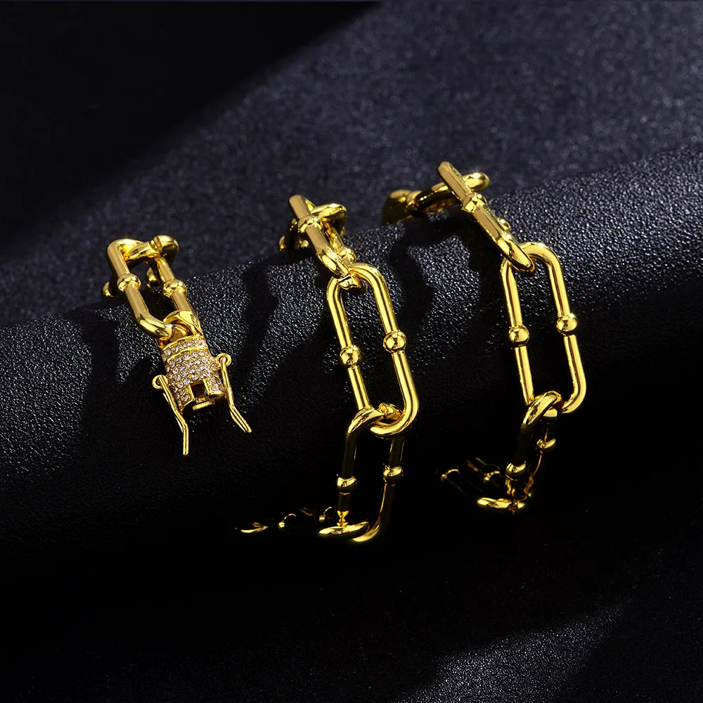 

Iced Out Hip Hop Rhinestone Neck Chain 12mm Gold Plated Miami Cuba Short Chain Link CZ Bling Bracelet Necklace Men's Jewelry Set, Silver / gold color