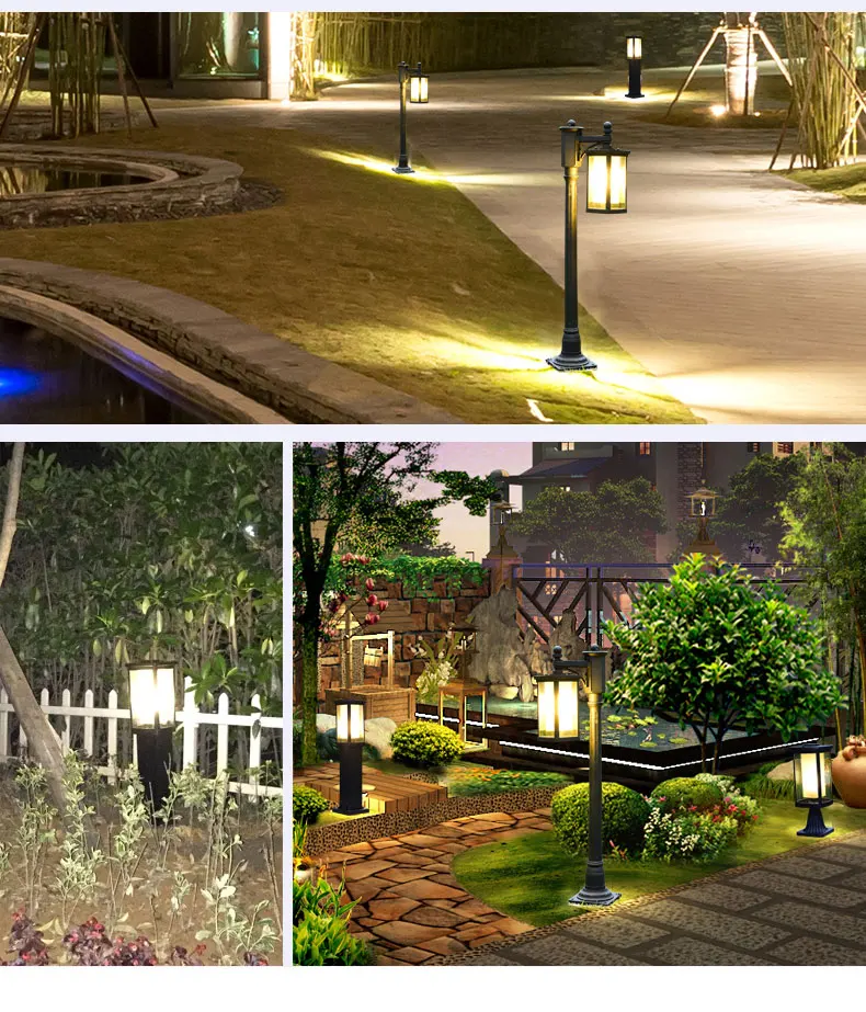 Lawn lamp outdoor stainless steel straw square led cell lamp led outdoor garden light