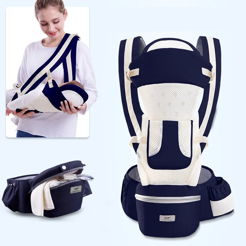 

Multi-functional Four Seasons Universal Infant Hip seat Baby Backpack Carrier ergonomic baby carrier