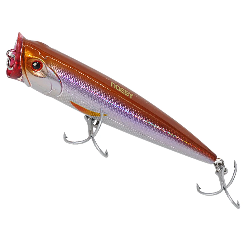 

NBL9069 160mm 40g ABS Plastic top water lure popper fishing poppers, 8 colors
