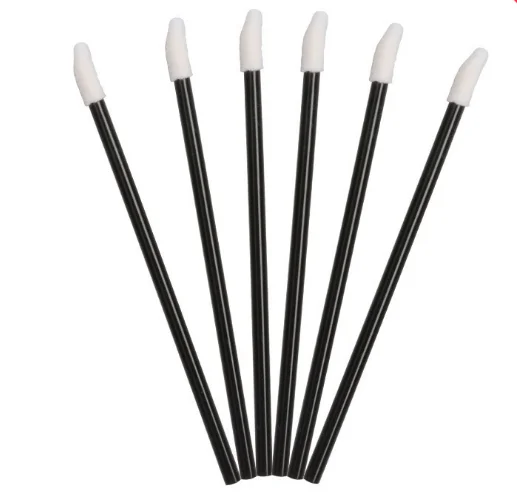 

Colorful Flocked Disposable Lint Free brush Makeup Applicator Lip Gloss Brush Private Label Soft OEM Customized Logo brushes