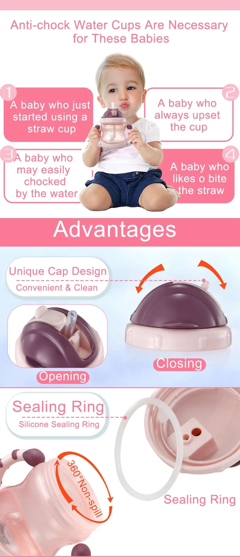 Promotion Leak Proof Baby Sippy Cup For 6 Month Old Toddler Buy Sippy