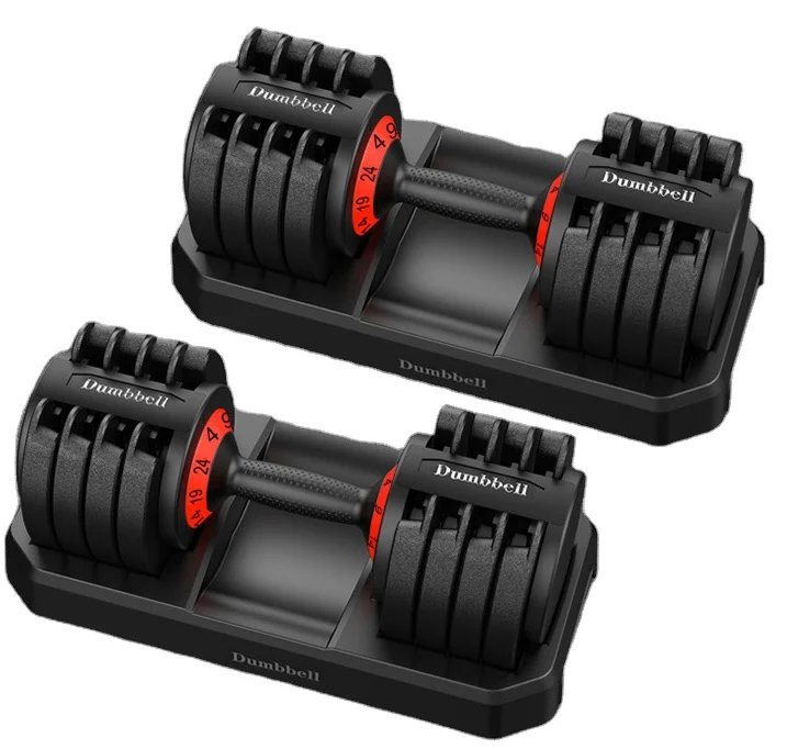 

Gym Custom kg/lb dumbbell intelligent automatic combination replacement dumbbell set 32kg universal fitness equipment