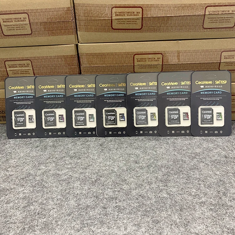 Ceamere Face Pattern Original 256GB SD Cards Micro Memorias Class 10 Microsdxc TF Carte 8GB 16GB 64GB 128GB 256GB SD Memory Card