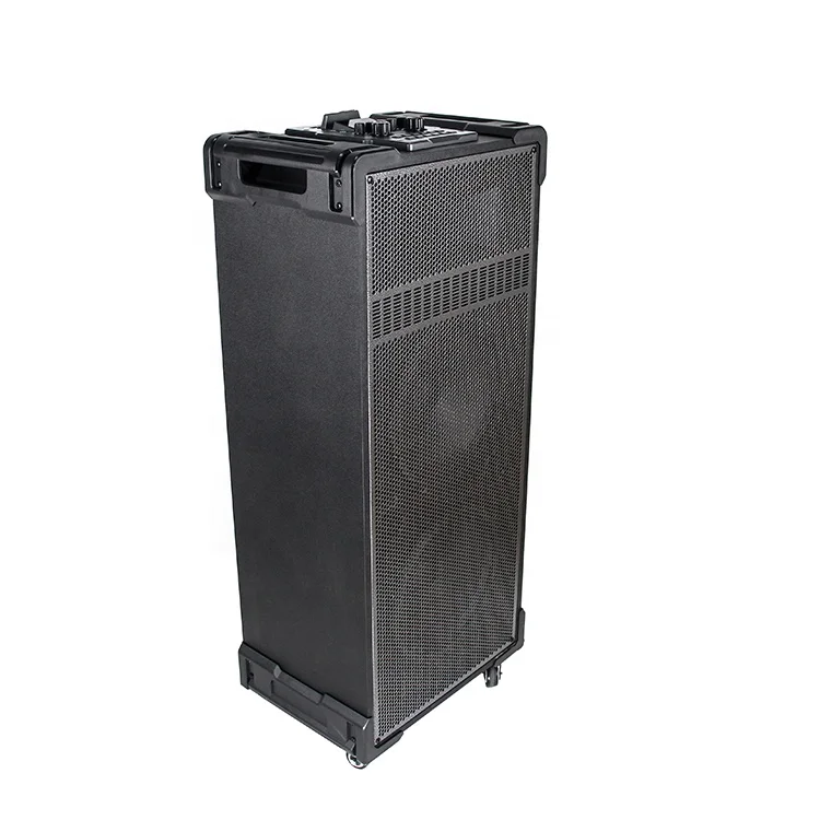 

Professiona manufacturer 12 inch LED light party dj wireless trolley speaker