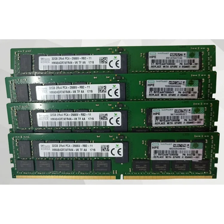 

new original HPE 32GB 2666MHZ DDR4 server ram memory 815100-B21 850881-001 840758-091