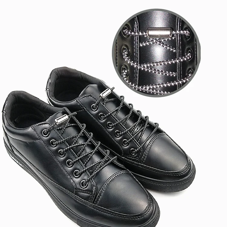 

Wholesales hot selling no tie elastic shoelace lock no tie shoelace, 20 colors