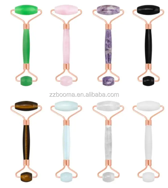 Beauty Jade Roller Facial For Slimming & Firming Jade Stone And Gua Sha