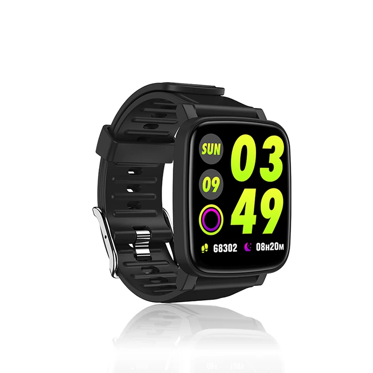 

Drop Shipping Heart Rate Monitor Full Screen Touch Smart Watch Black