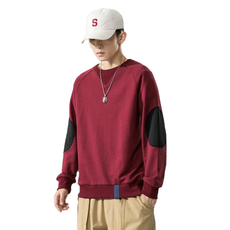 

Spring Autumn Korean Version of the New Round Neck Loose Hoodie Casual Men's wear, Picture shows