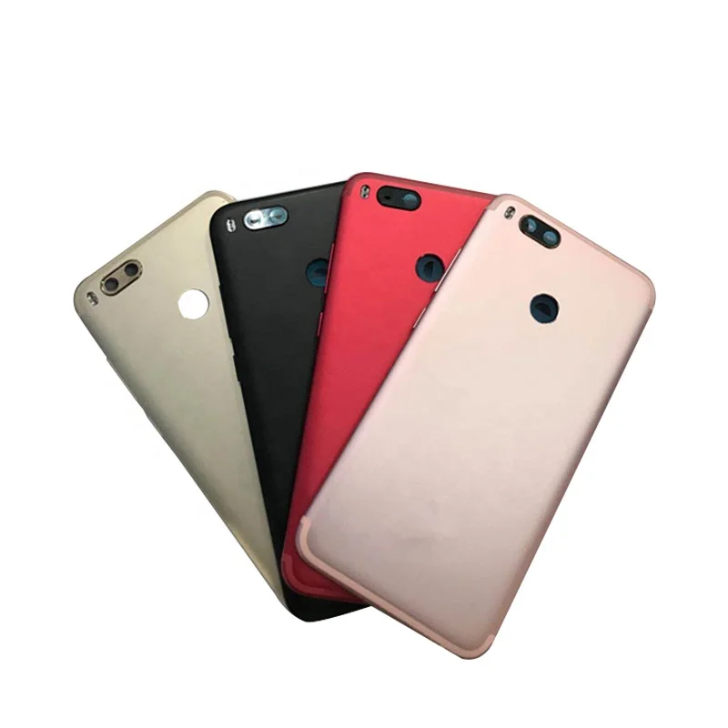 

Original Back Cover For Xiaomi Mi A1 Battery Cover Back Panel Rear Door Case For Xiaomi Mi 5X Housing Middle Chassis Replacement, Black/gold/pink/red