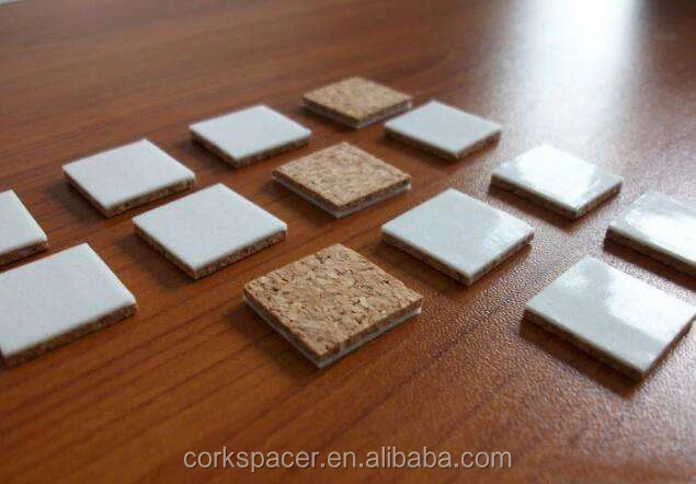 Protective cork pads cork separator sticky glass handling transport cork gasket from factory directly