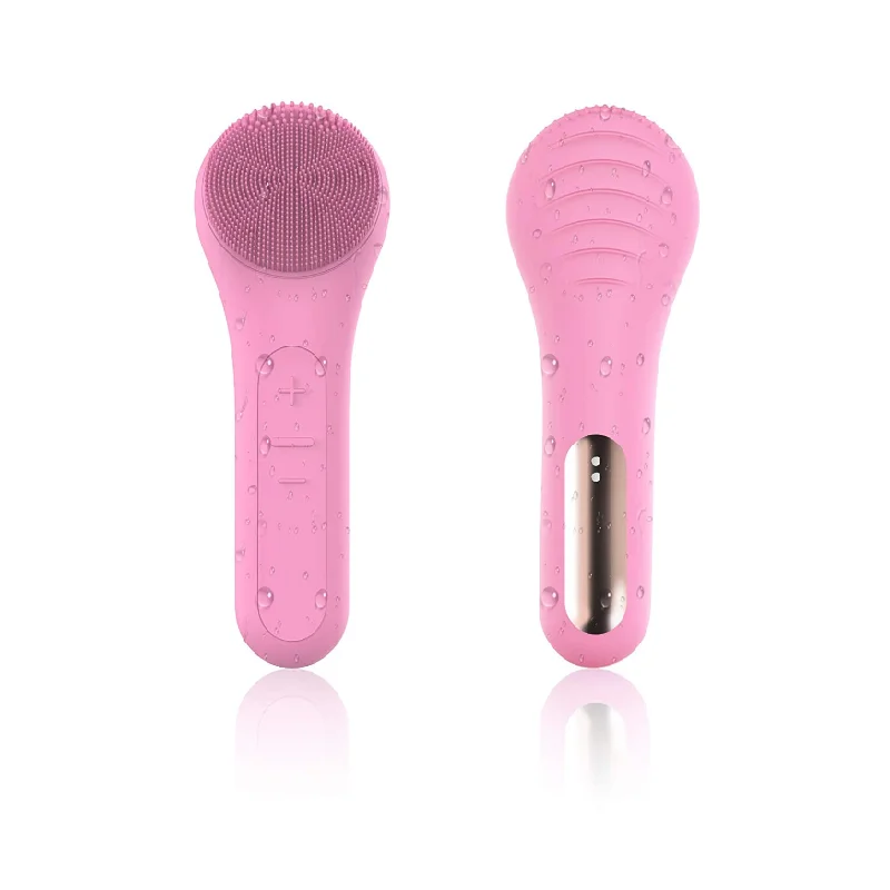 

PSB wireless charging electric waterproof silicone heating facial skin cleansing brush