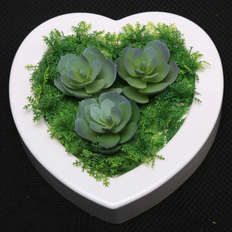 

Garden Wall Hanging Flower 3D Artificial Plant Simulation Succulents Flower Frame Wall Decor Home, Like photo or custom