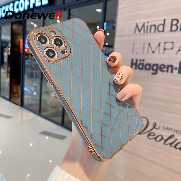 

2021 New Design Electroplating Shockproof Bling Phone Cases For All Model