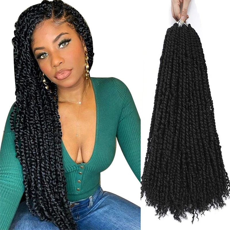 

Passion twist crochet braiding hair synthetic crochet braid extension pre twisted passion twist, 1b, t27, t30, tbug