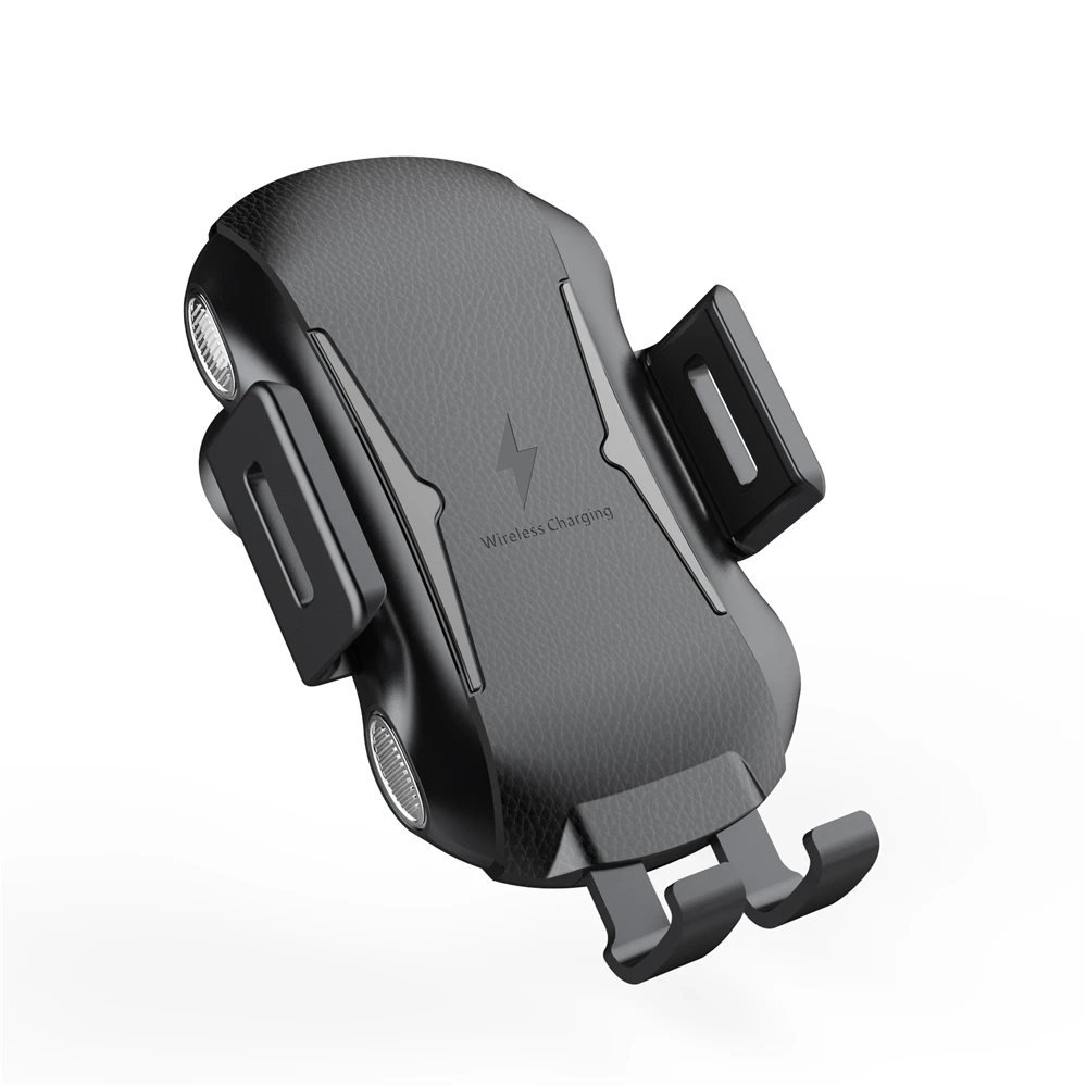

Hot Sale X318 Mobile Phone Holder Stand Qi Fast Charge Car Phone Mount Wireless Charger, Black