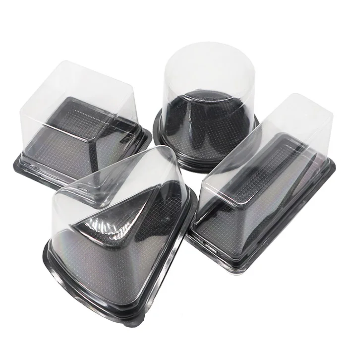 

Wholesale Disposable Transparent Mini Cupcake Container Plastic Tray for Small Cupcake Box