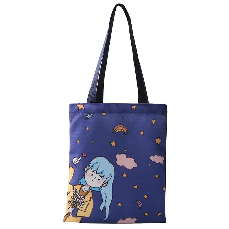 

High quality eco friendly polyester canvas tote bag with logo