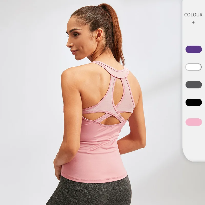 

Sleeveless Sport Running Slim Fit Undershirt Supersoft Shapewear Women Camisole Tank Top, Customized color