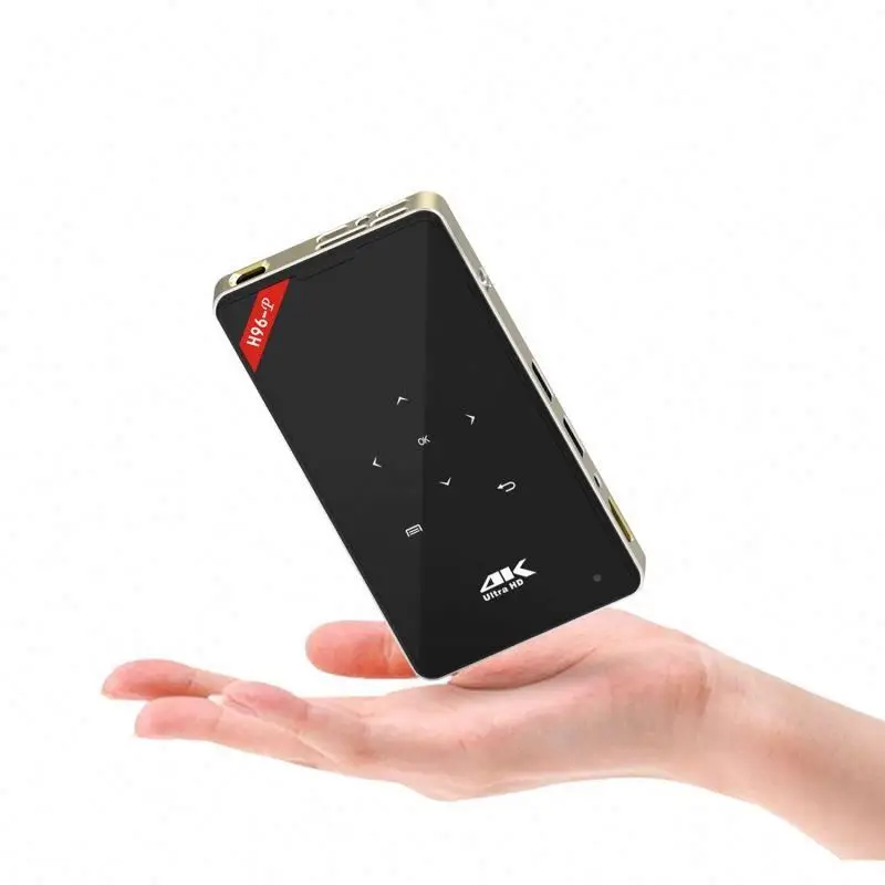 

Excellent H96-P mini pocket projector 4k mobile phone projector android 5.1