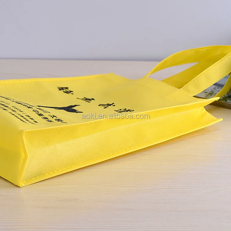 Custom Branded Logo Printed Eco Friendly Nonwoven Tote Shopping Bag For Sale,Fashion Custom Tote