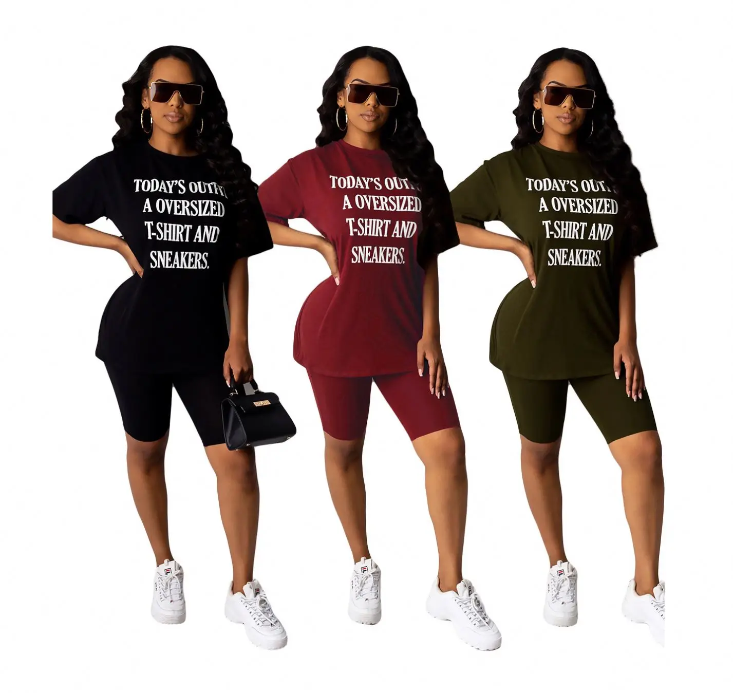 

2021 wholesale short sets women two piece outfits top as a skirt two piece yoga set letter short sets women two piece outfits, Picture shown