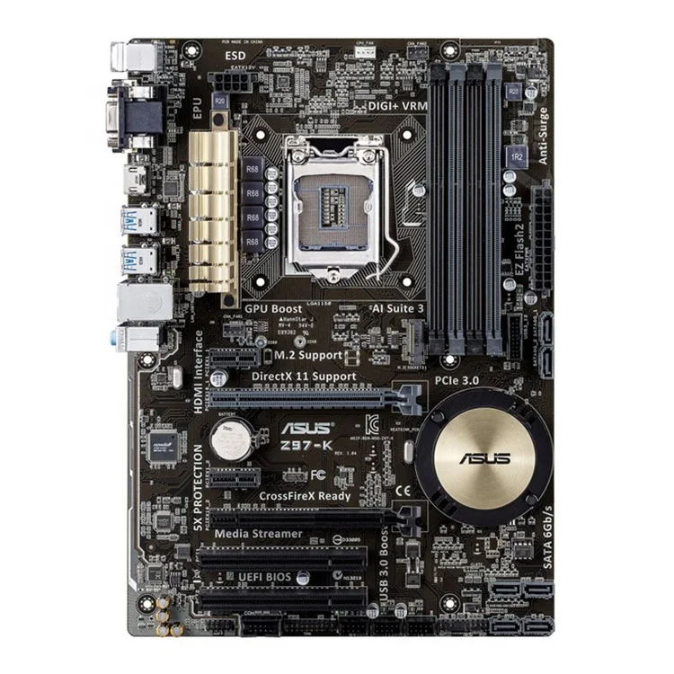 

Z97 Motherboard M.2 4790 K Big Motherboard for Asus Z97-K