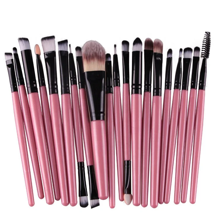 

Buy Cheap Professional Cosmetic Makeup Set Synthetic Eye Face Powder Foundation Brush 20Pcs Make Up Brushes, 10 colors for option