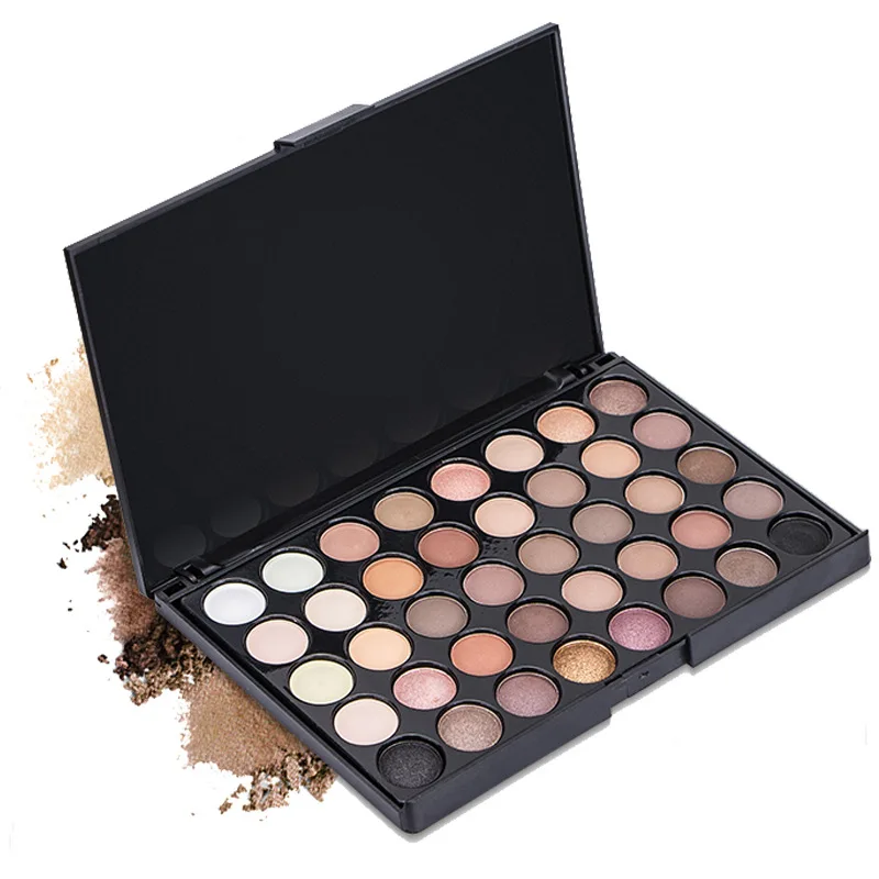 

40 Colors Hot Selling Matte Shimmer Cheap Eyeshadow Palette Private Label Makeup Palletes