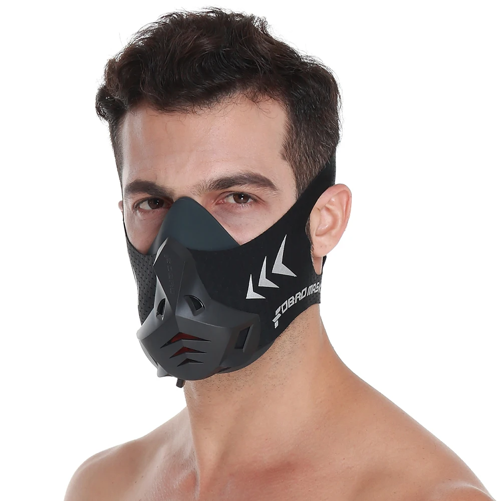 

Fdbro High Altitude Training Fitness Oxygen Barrier Sports Athlete Mask For Exercise With Customized Logo