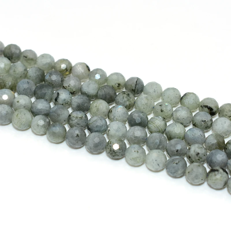 

Trade Ansurance 8mm High Quality Faceted Labradorite Loose Beads