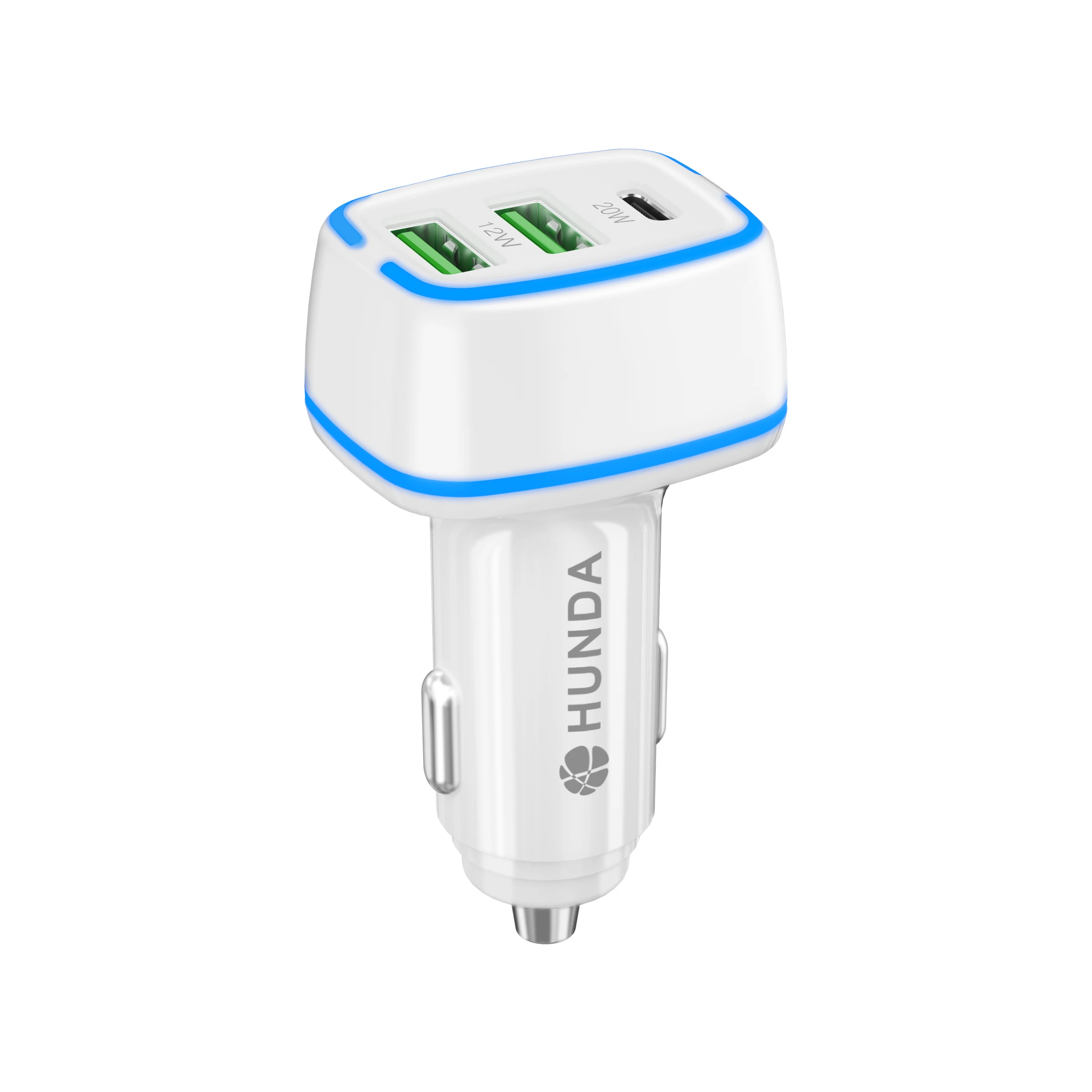 

manufactur' usb type-c portable laptop car mobile golden supplier car charger with usb-c in-car chargers qc 3.0 for iphone