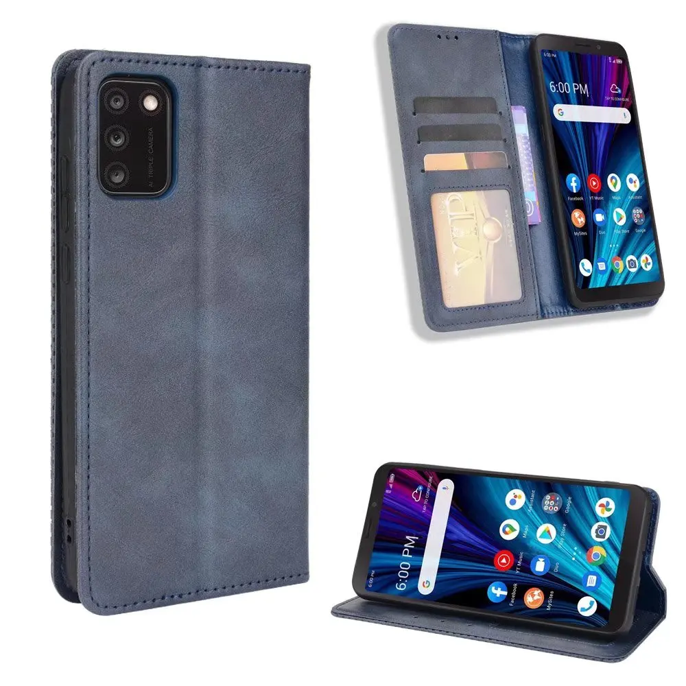 Retro Flip Wallet Leather Case