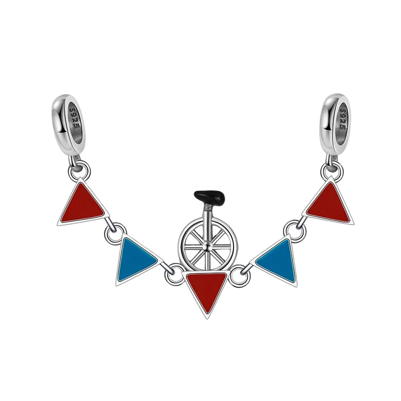 

RINNTIN CB196 Designer Jewelry 925 Silver DIY Charm For Bracelet & Bangle Making Sterling Pendant Joyas De Plata Custom Charm