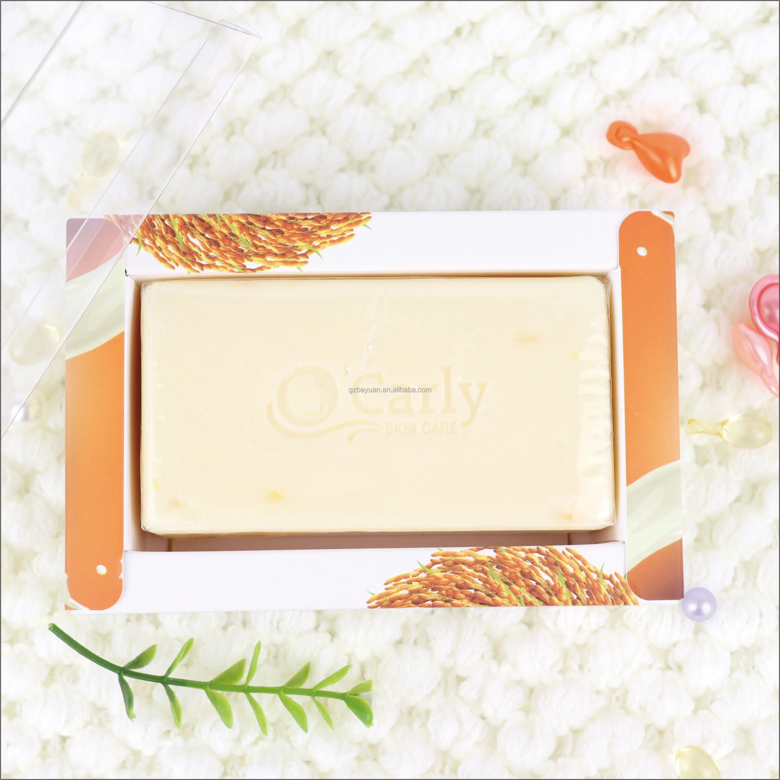 

Private Label O'Carly Organic Plant Leaf Botanics Whitening Natural Handmade Milk Rich Soap