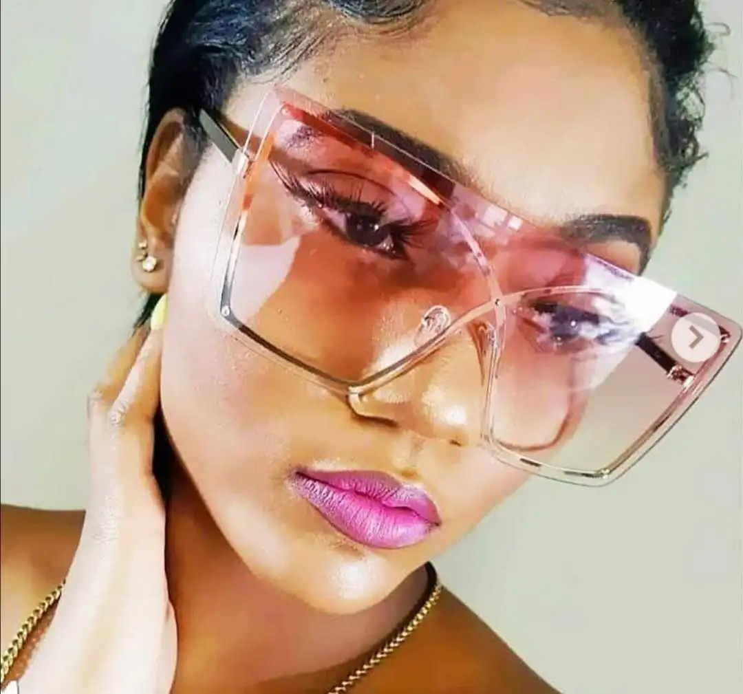 

OGB8221 Fashion Square One Lens Oversized Sunglasses