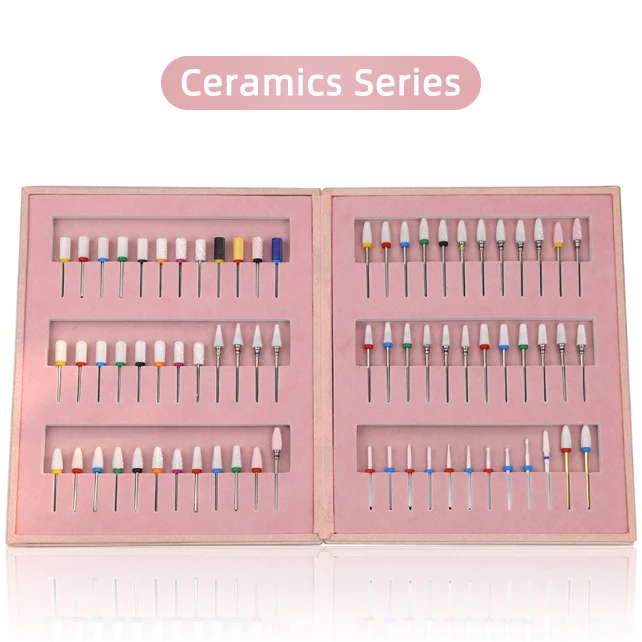 

Hot sell Bullet Shape Ceramic Bits Callus Removing Electric Manicure Burrs Wholesale Nail Drill Bits