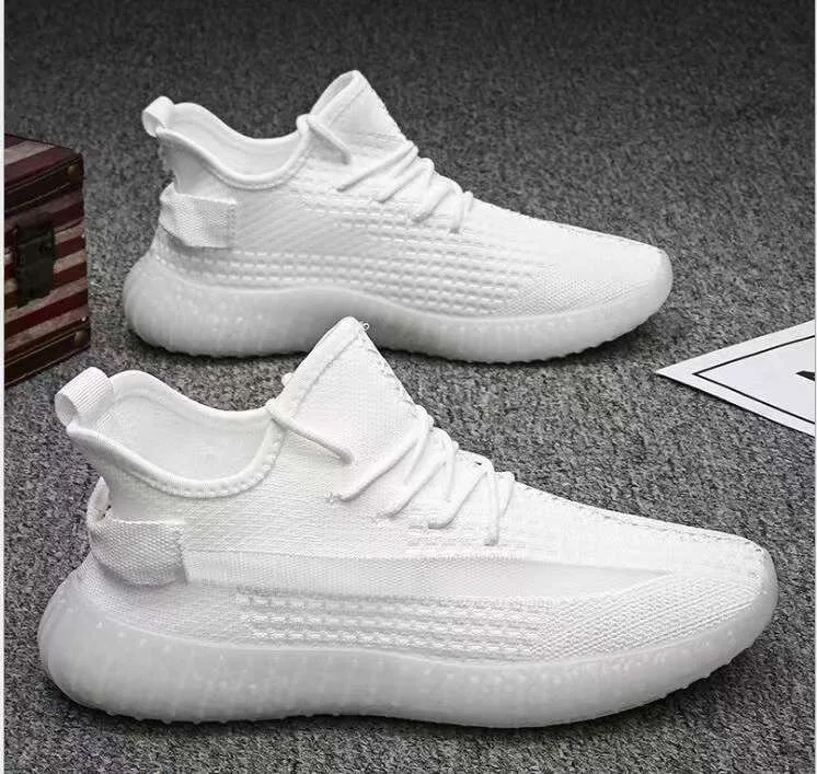 

High Quality Reflective Yeezy White Black Running Sport Shoes Men Sneakers Chaussure Femme, Mixed