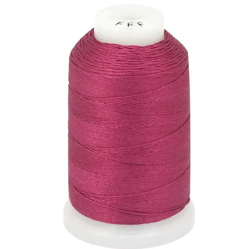 

XuQian Wholesale 92Yards 100% Natural Handmade Maroon Silk Cord For Jewelry Making