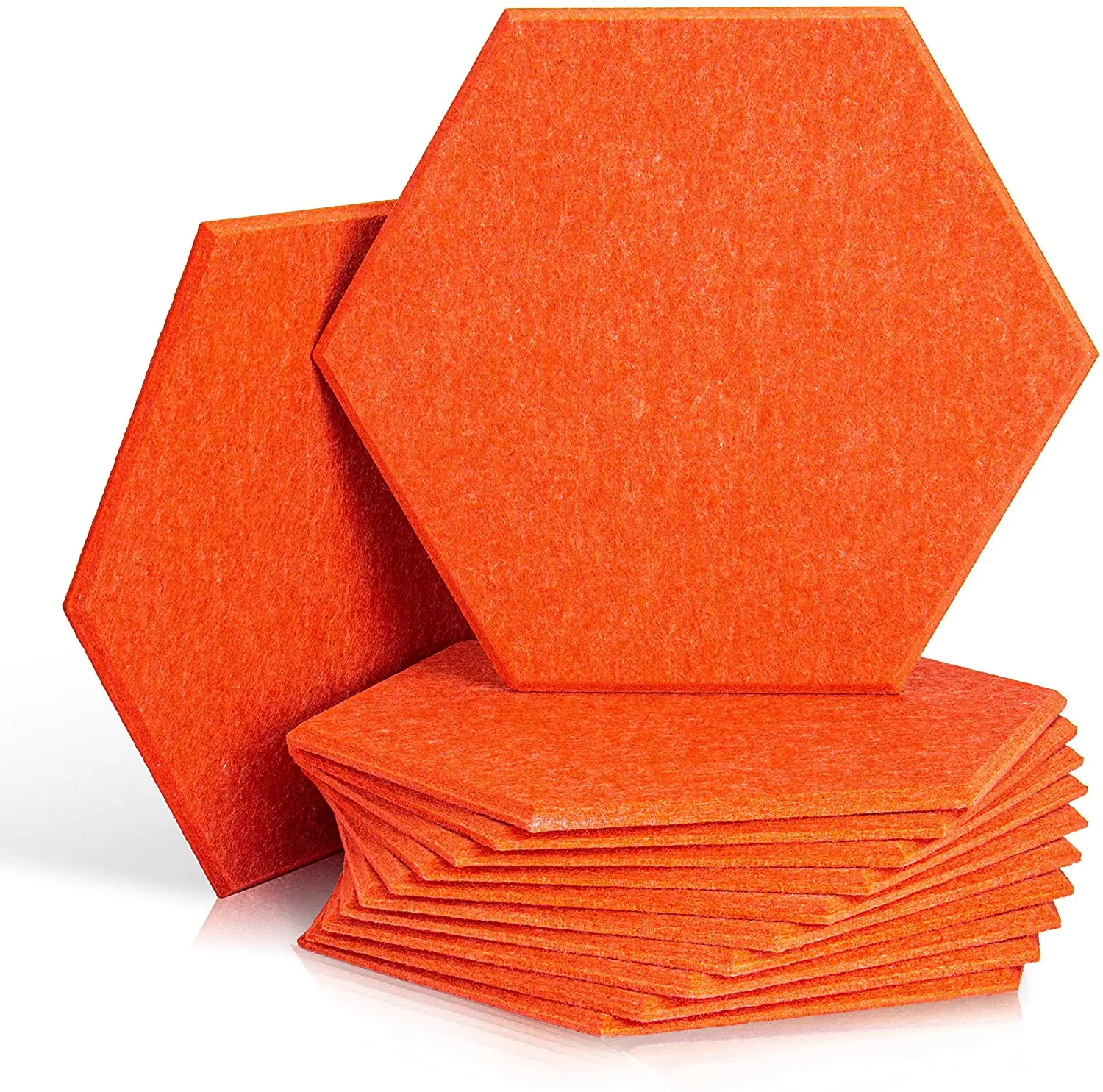 

New Color Sound Absorbing Foam Hexagon Acoustic Panel Used in Home And Offices
