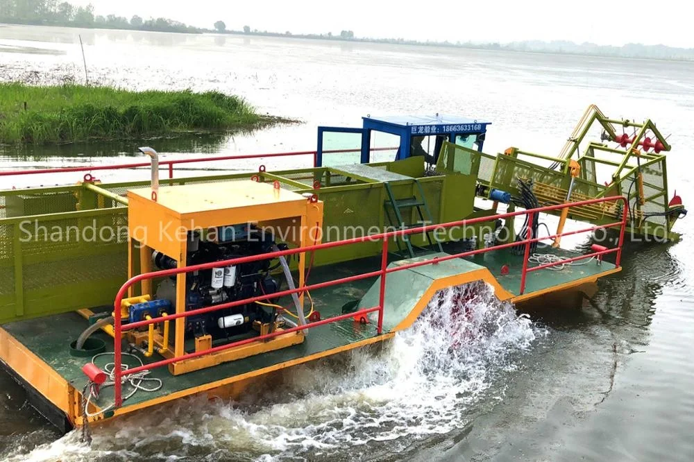 kehan water weed harvester / surface cleaning vessel / from
